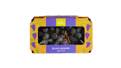 Seedless black grapes